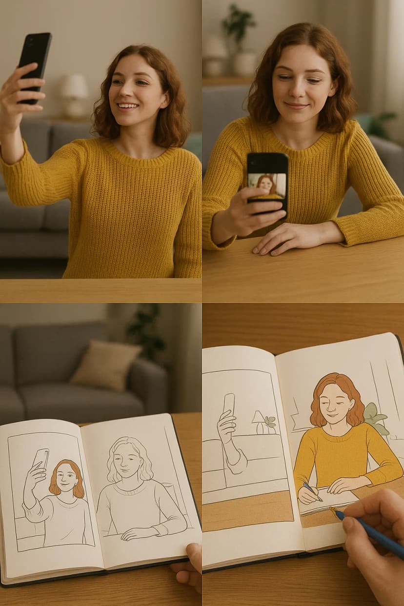 Coloring book showcase