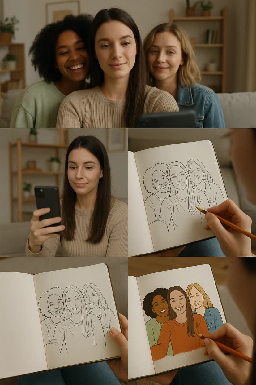 Coloring book detail