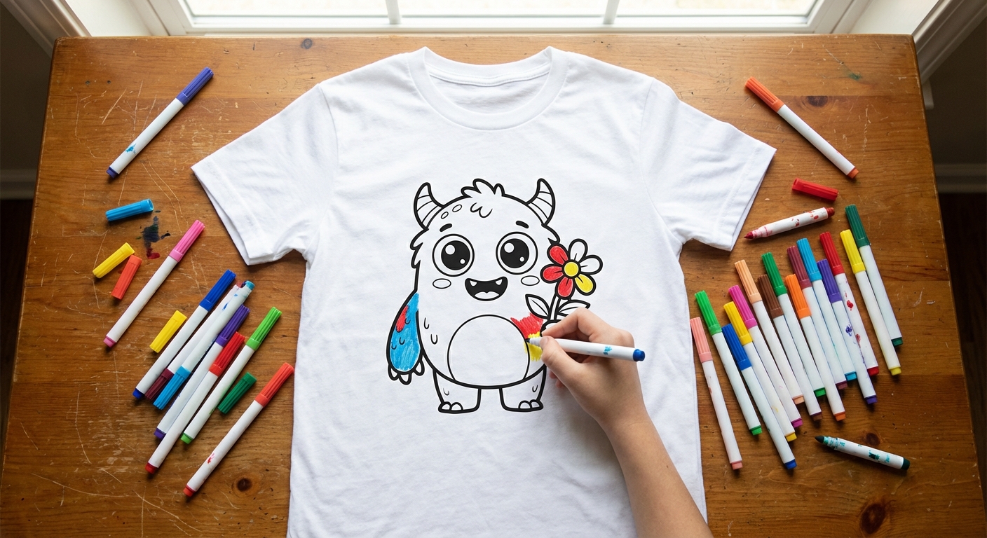 Colorable T-Shirt Mockup