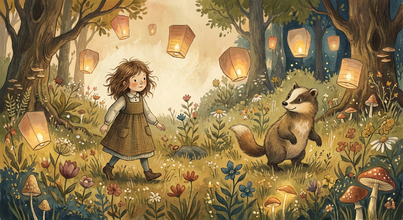 Classic storybook illustration